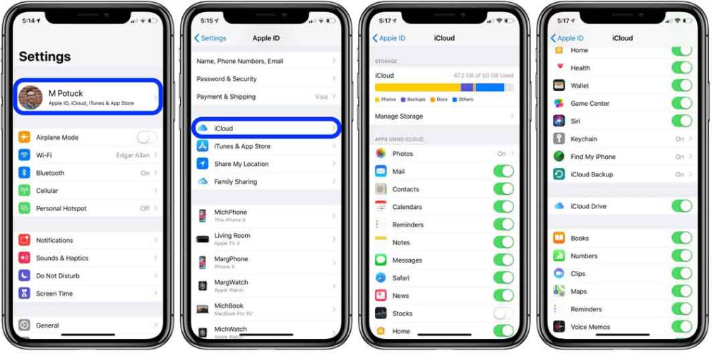 آیکلود آیفون - iCloud iPhone