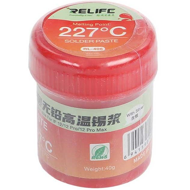 خمیر قلع ریلایف Relife RL-406 40g 227c